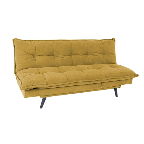 Soffa Säng SPRY 193x92x89 cm Gul Sammet