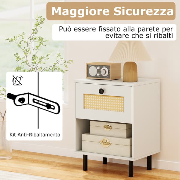 Natskabe 2 stk 40x30x52 cm hvide/sorte