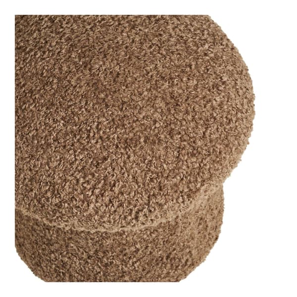 Pouf, Enna, brun, polyester