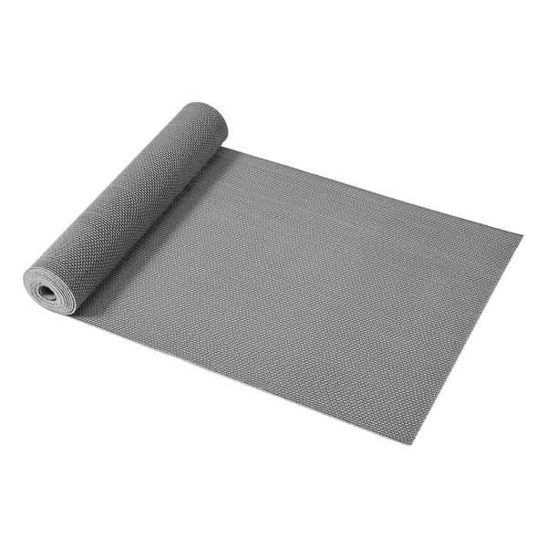 Valumatto 90x500 cm harmaa PVC liukumaton