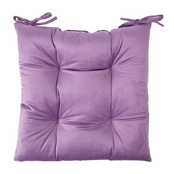 Stolssitsdyna 40x40 cm Lila Tyg