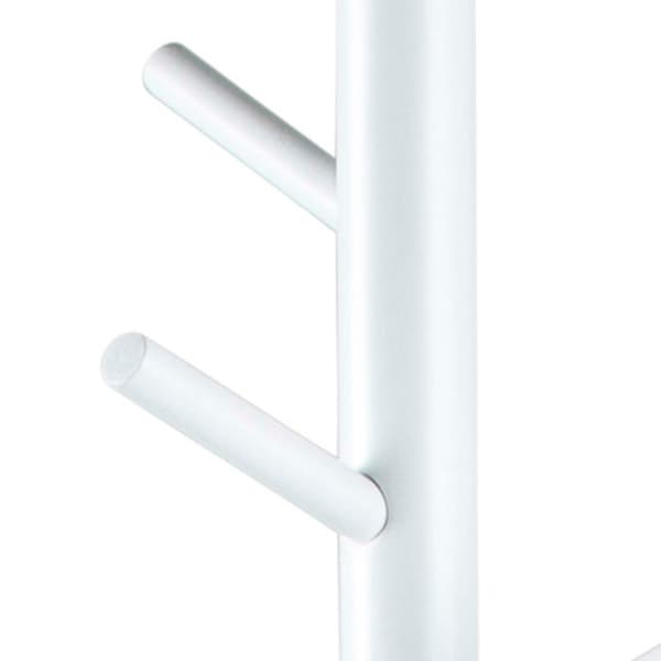 Hatthylla BREMEN 51x45x176 cm vit trä