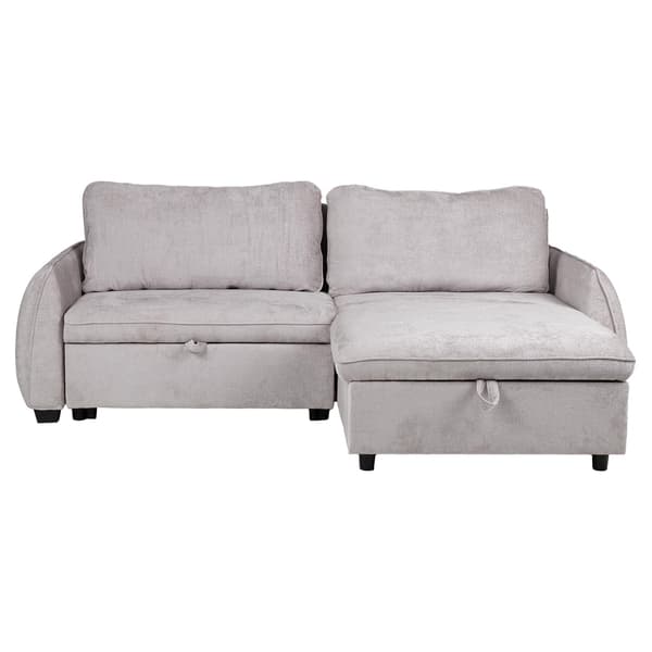 Hjørnesofa Seng Cloud 226x160x88 cm Lys Grå Stof