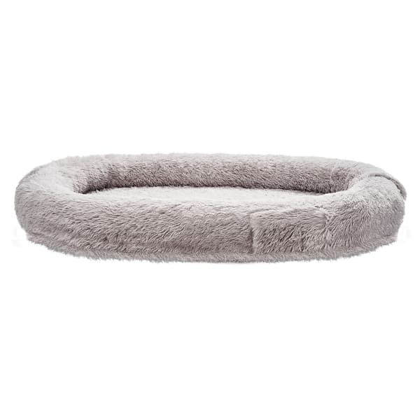 Menneskeseng til hund, 171x100x24 cm, Grå, Memory Foam