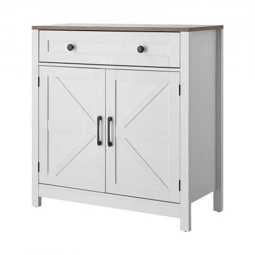 Kaffebar Skab 75x37,5x80 cm Hvid Opbevaring