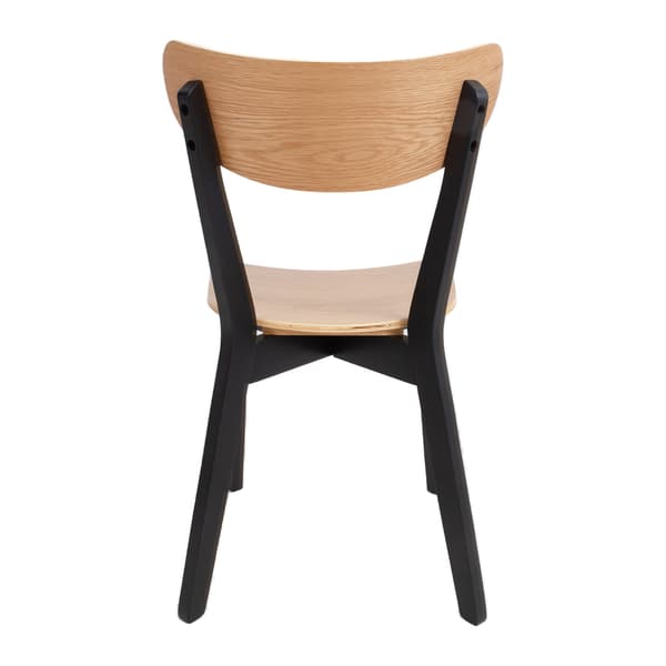 Spisebordsstol ROXBY 45x55x79,5 cm Eg Sort