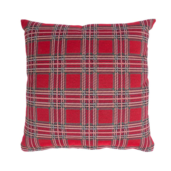 Pude 45x45 cm Rød Stof – 45x45cm