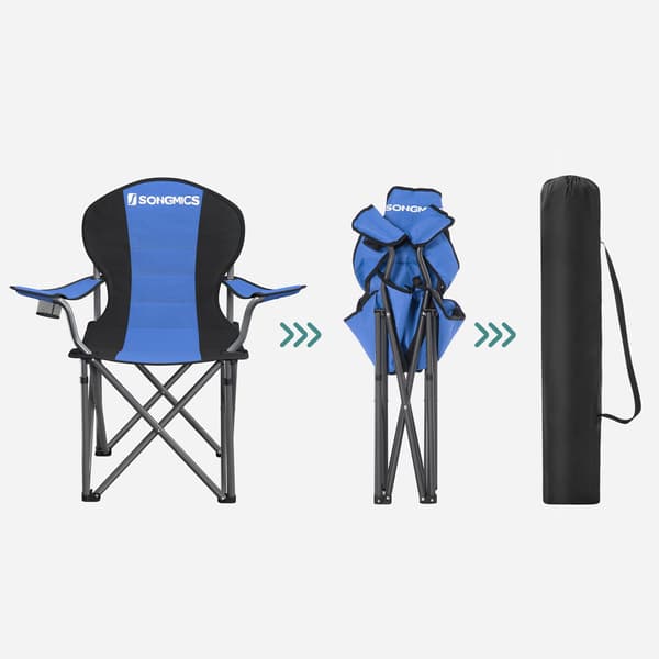 Campingstol, 92x57x104 cm, Blå