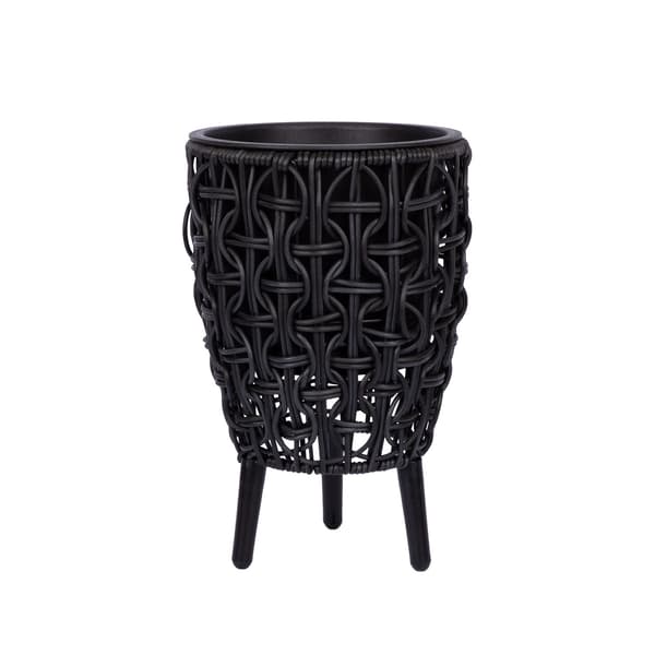 Planter 21x21x32 cm svart korg