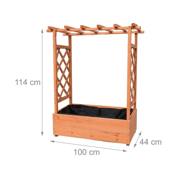 Planter med spaljé och tak, Kodustaar