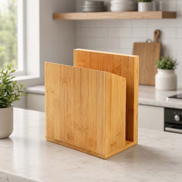 Magnetiskt knivställ med redskapshållare, bambu, Kodustaar