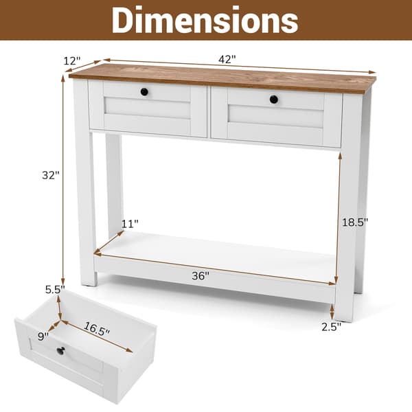 Konsolbord, 106 cm langt, Star