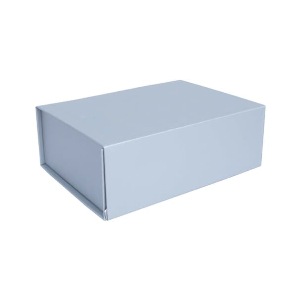Papæske 26x18x8,5 cm Grå Foldbar