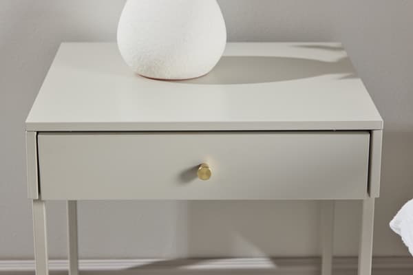 Natskabord Bakal Beige Stål