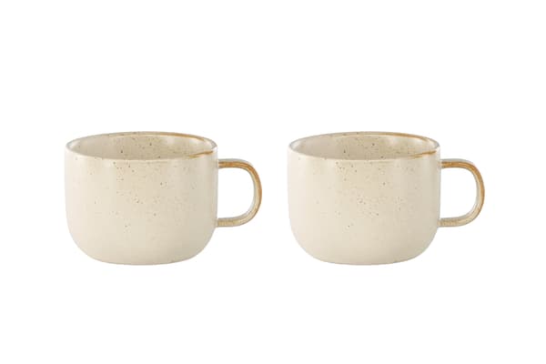 Kaffekop, Active, 10x7 cm, Beige, keramik