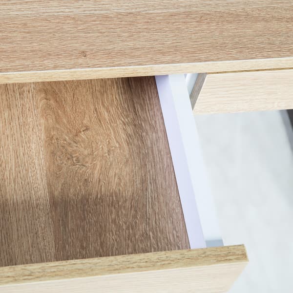 Skrivebord 90x60x76 cm Eg