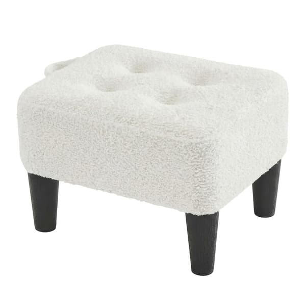 Fodskammel, fleece, tyk polstring