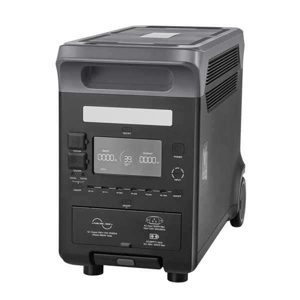 Bærbar Strømstation 609x294x457 mm Sort Batteri Backup