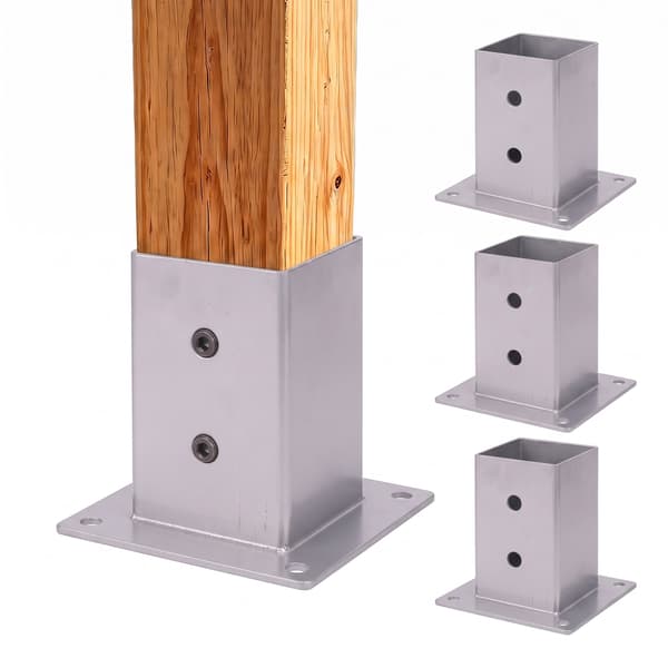 Galvaniserade stolpskor, 4-pack, Kodustaar