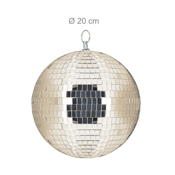 Disco kugle, 20 cm, champagne, Kodustaar