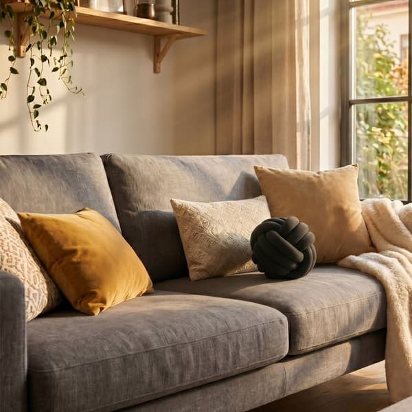 Knot Pude, uldkugle til sofaen, Kodustaar