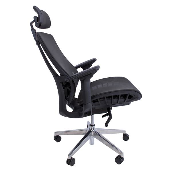 Työtuoli FLEX 70x70x116-126 cm Musta
