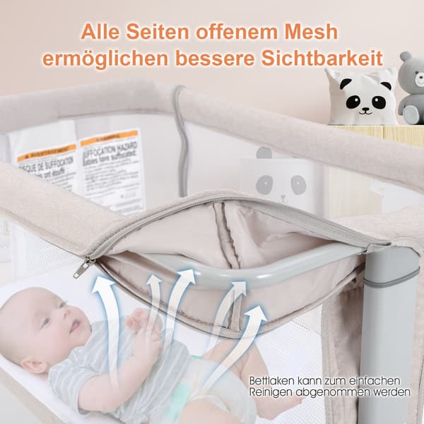 Babyseng, 83x48x67-80 cm, Beige , Star