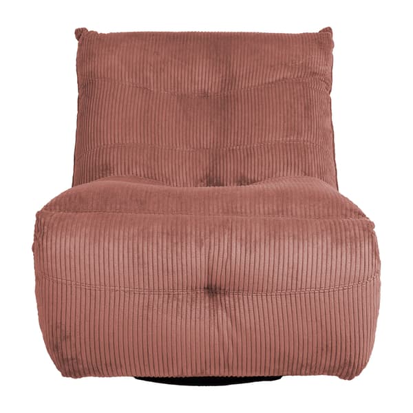 Fåtölj WIN-WIN 80x95x90 cm Rosa Tyg