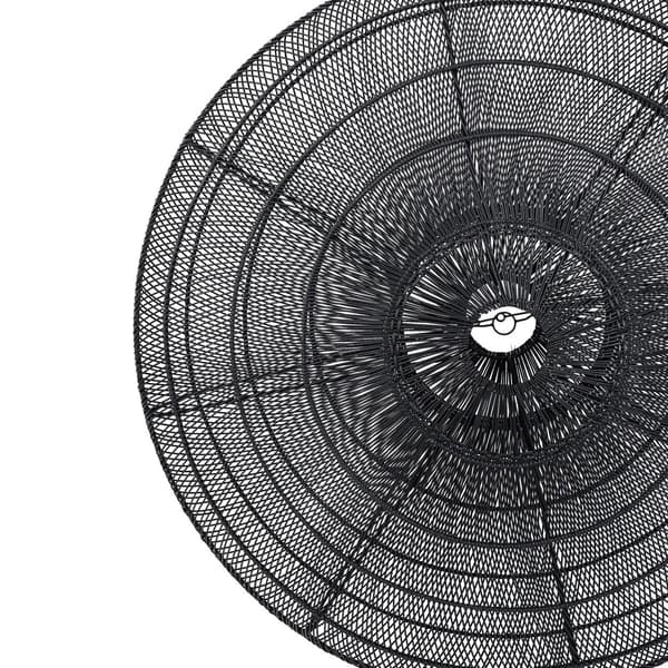 Loftlampe, The Macaron XL, 150x150x47 cm, Sort