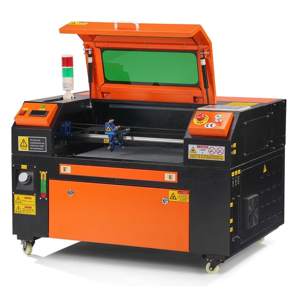 Lasergraver, 50W CO2, 30x51 cm, til træ akryl stof