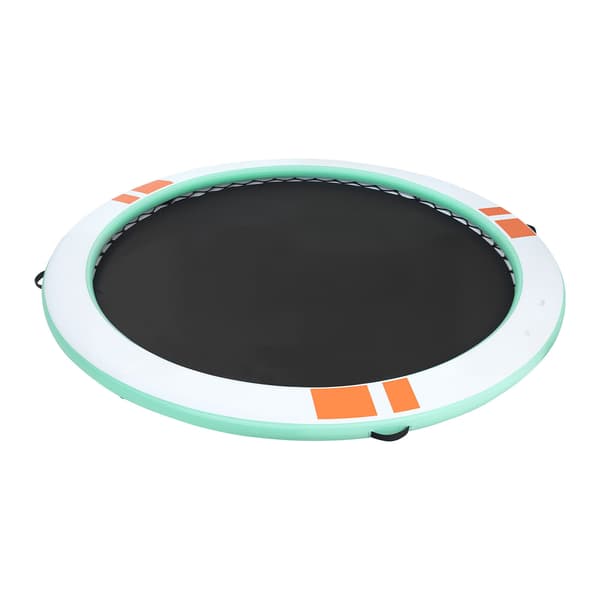 Flydende Dock 366x366x15 cm Hvid Vandplatform
