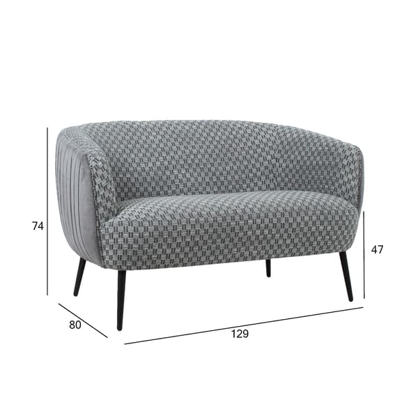 Sohva ACCENT 129x80x74 cm harmaa
