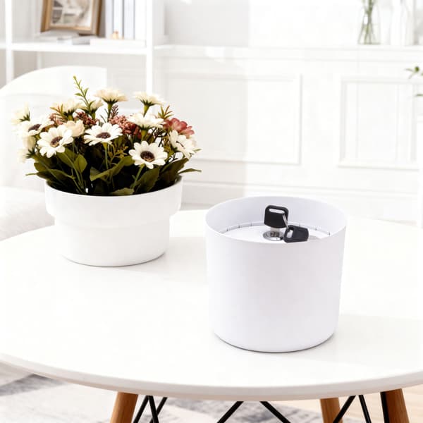Plantepotte Safe, hvid, Kodustaar