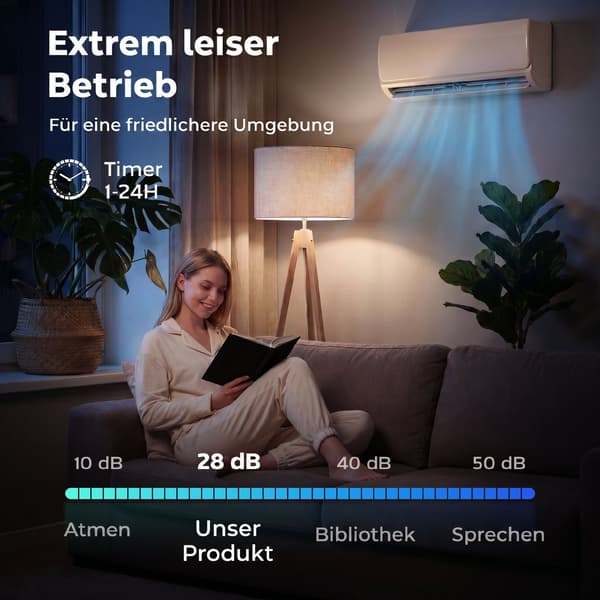Luftkonditionering Mini-Split Inverter 9000 BTU 69x19,9x28,5 cm Vit ABS Stål