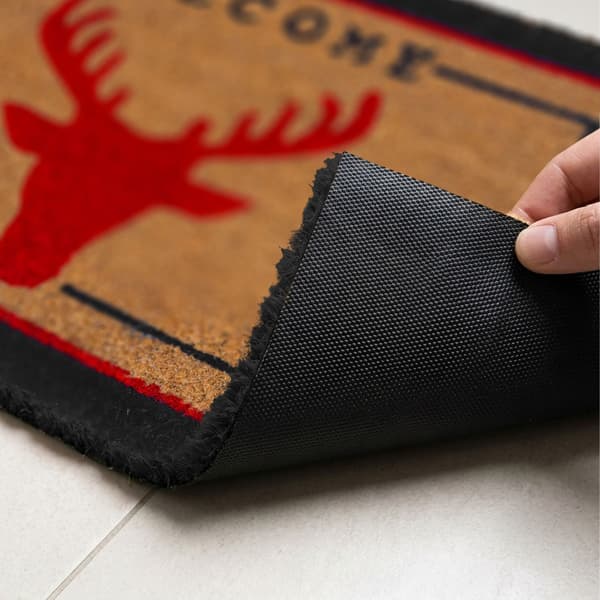Coir dørmåtte, Velkommen, brun, Kodustaar
