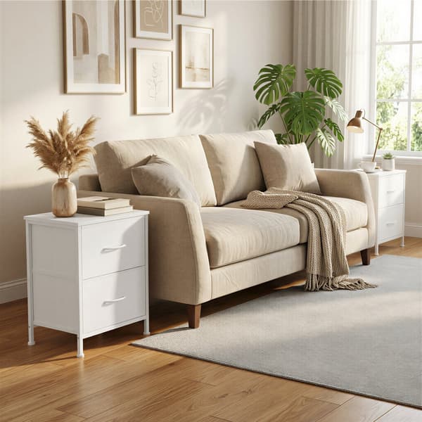 Kommode 30x39,6x52,2 cm Hvit MDF