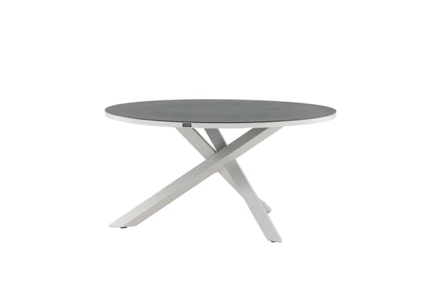 Ruokapöytä Copacabana 140 cm Harmaa, Alumiini