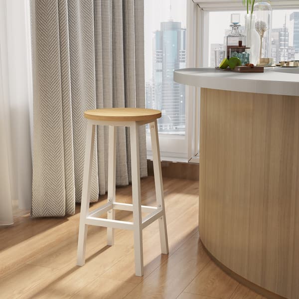 Barstolsett, 32x65 cm, Beige, Stål