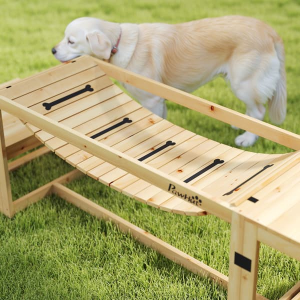 Hundagilityset, 120x50x56 cm, Naturträ