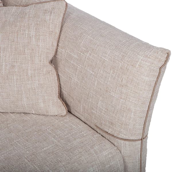 Soffa Calla 184x100x92 cm vit tyg