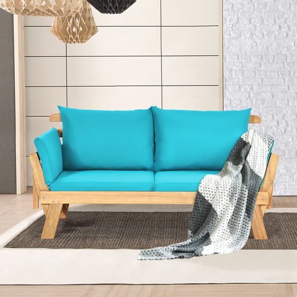 Sovesofa 198x75x75 cm turkis