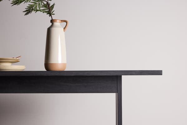 Spisebord, Milly, 100x235 cm, Sort, MDF