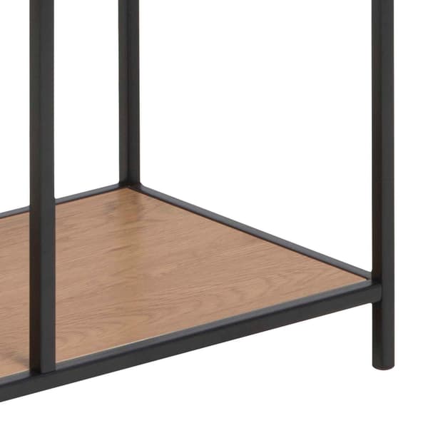 Hylde 77x35x185 cm Eg Sort