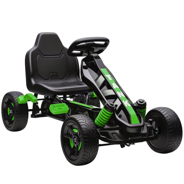 Pedal Go-Kart för barn 100x59x60,5 cm grön