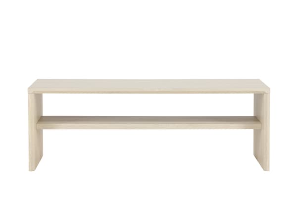 Sofabord 110x50x38 cm Hvid MDF