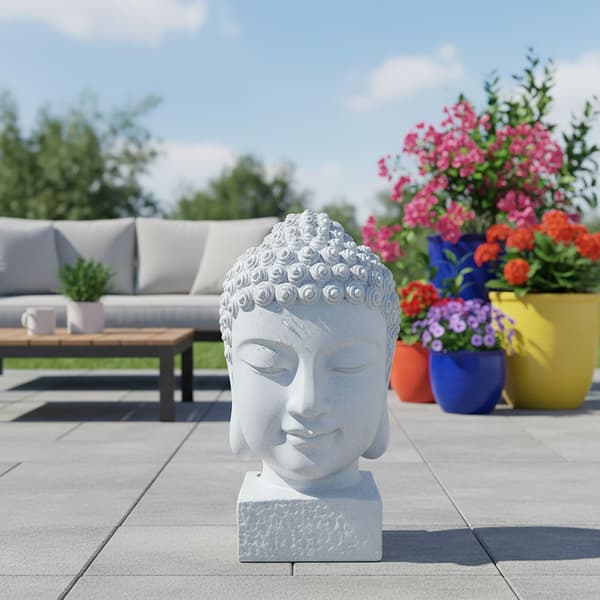Buddha Hoved Statue 70 cm, Kodustaar