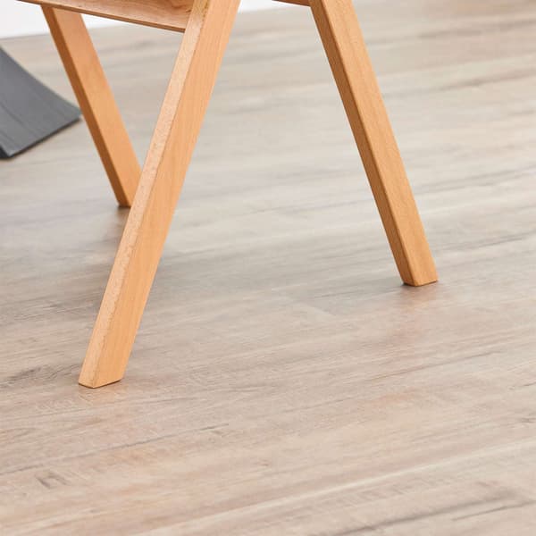 Sammenklappelig spisebordsstol 61,5x56x77,6 cm grå, træ
