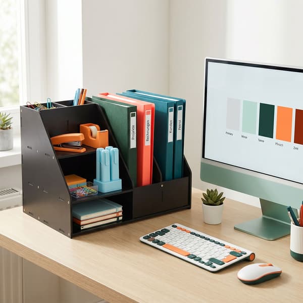 A4 Organizer med 2 rum til A4-papir, Kodustaar