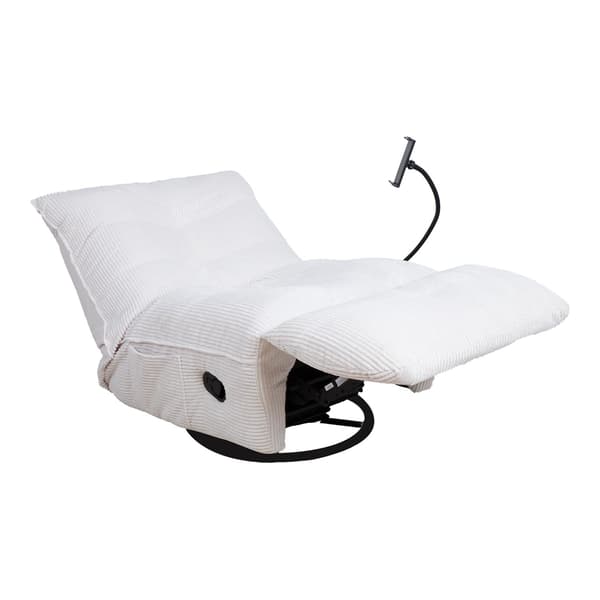 Fåtölj Recliner WIN-WIN 80x95x90 cm Krämfärgad