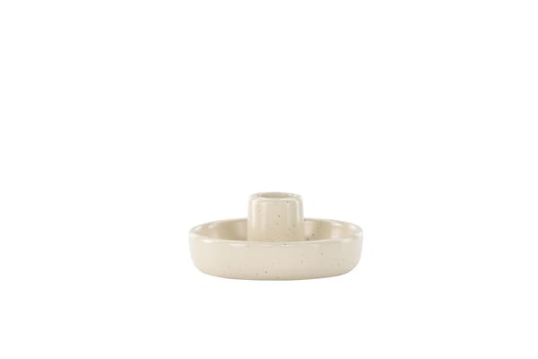 Kynttilänjalka, Otis, 11 cm, Beige